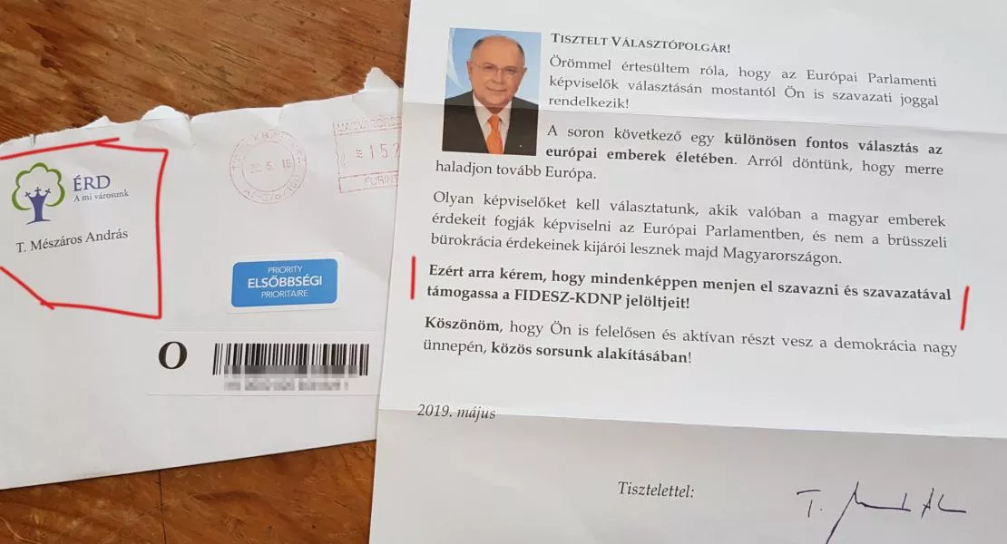 A Demokratikus Koalíció a választási bizottsághoz fordul a fideszes érdi polgármester levele miatt 