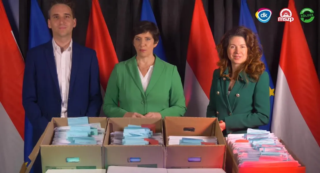 A DK-MSZP-Párbeszéd több mint 60 ezer ajánlást gyűjtött össze az EP-választásra