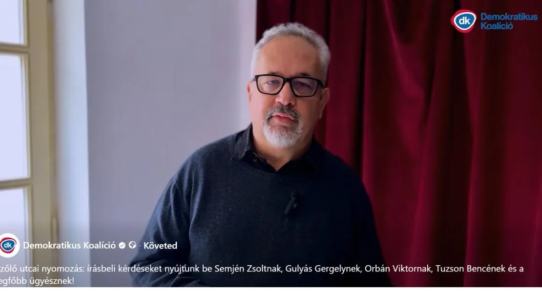 A DK írásbeli kérdést nyújt be Semjénnek, Gulyásnak, Orbánnak, Tuzsonnak és a legfőbb ügyésznek, hogy kiderüljön az igazság a Szőlő utcai nyomozás ügyében