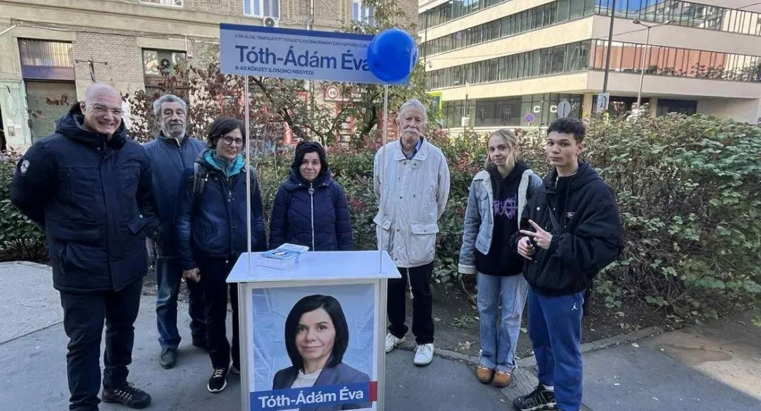 Tóth-Ádám Éva képviselőjelöltet támogatjuk a józsefvárosi időközi választáson