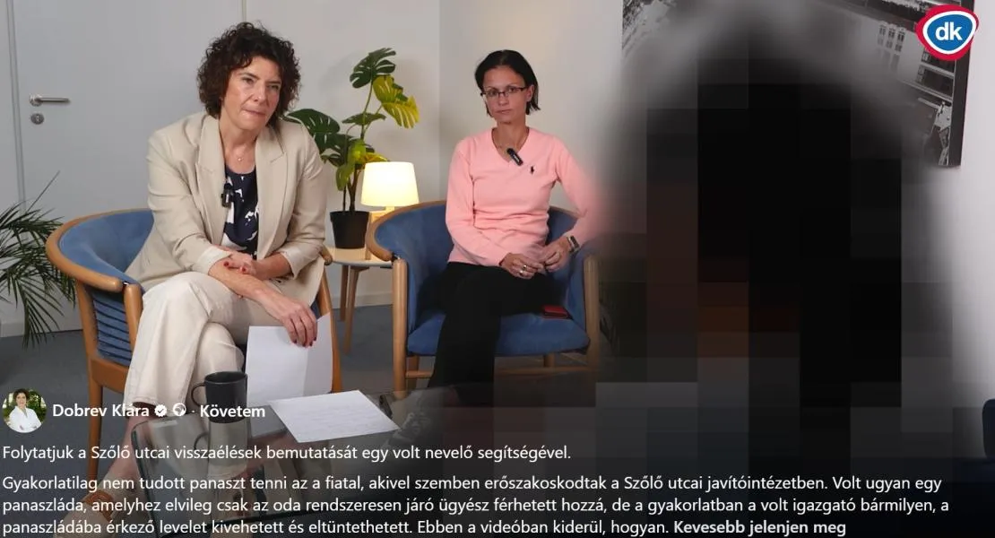 Újabb Szőlő utcai áldozat beszélt Dobrev Klárának a vele történt szexuális erőszakról
