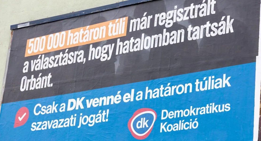 Dobrev Klára: Óriásplakátkampányt indít a DK a határon túliak szavazati jogának elvételéről