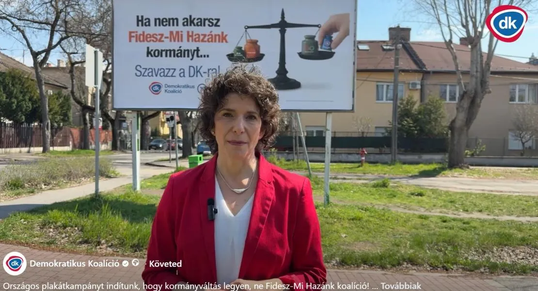 A DK országos plakátkampányt indít, hogy kormányváltás legyen, ne Fidesz-Mi hazánk koalíció