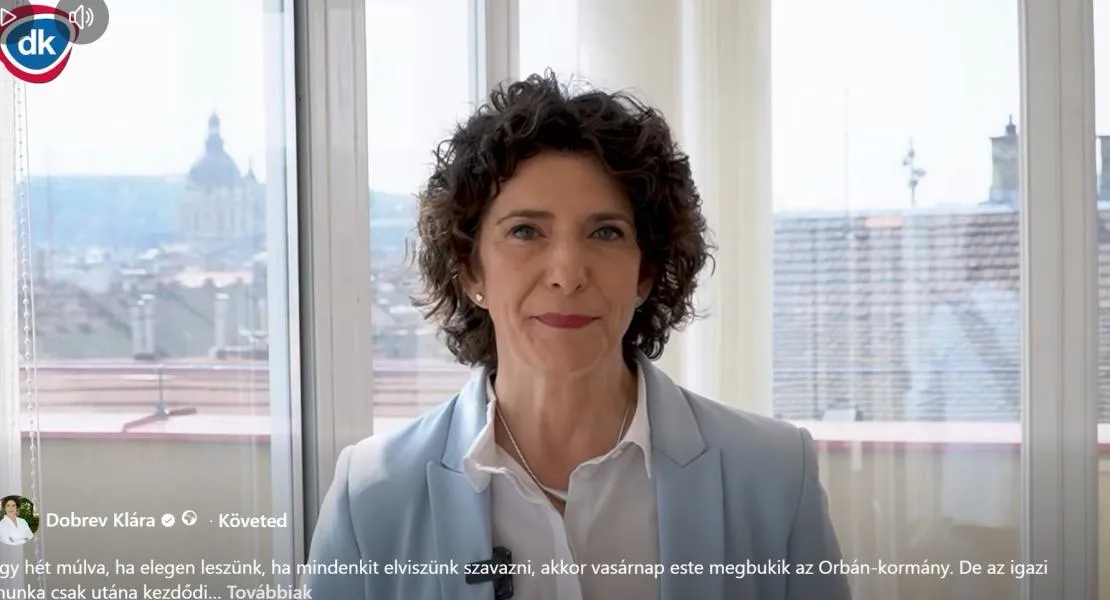 Dobrev Klára: Egy hét múlva eldőlhet az Orbán-rendszer sorsa